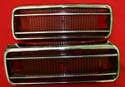 1967 Skylark GS Rechromed Tail Light Bezels